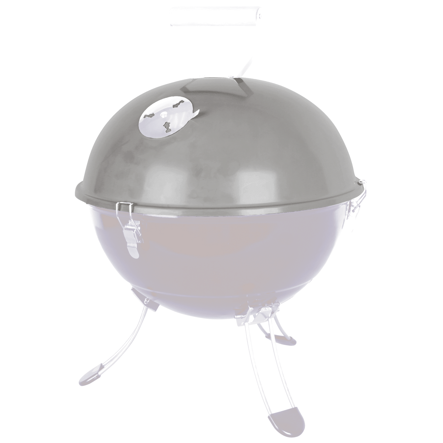 Coleman Party Ball Charcoal Grill, 133 sq. in. of cooking area, Rust-resistant chrome-plated steel wire grate