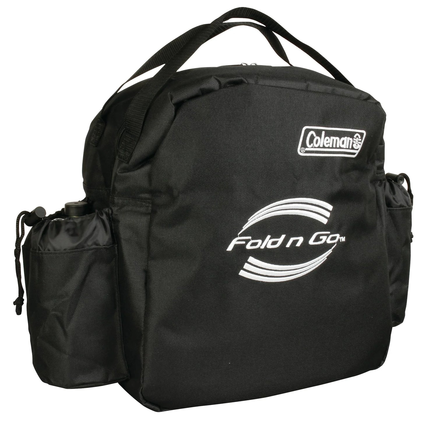 Coleman Camping Stove Fold N Go Carry Case With Padded Interior, Black, Fits Colem