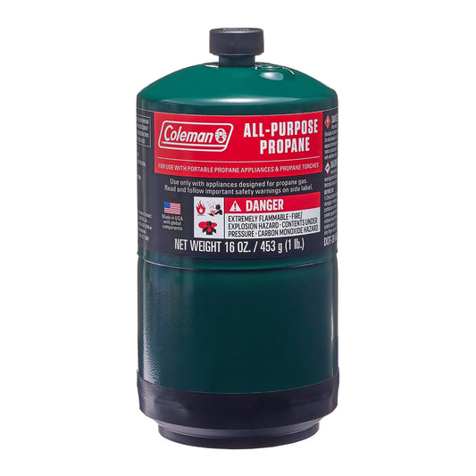 Coleman All Purpose Propane Gas Cylinder 16 oz